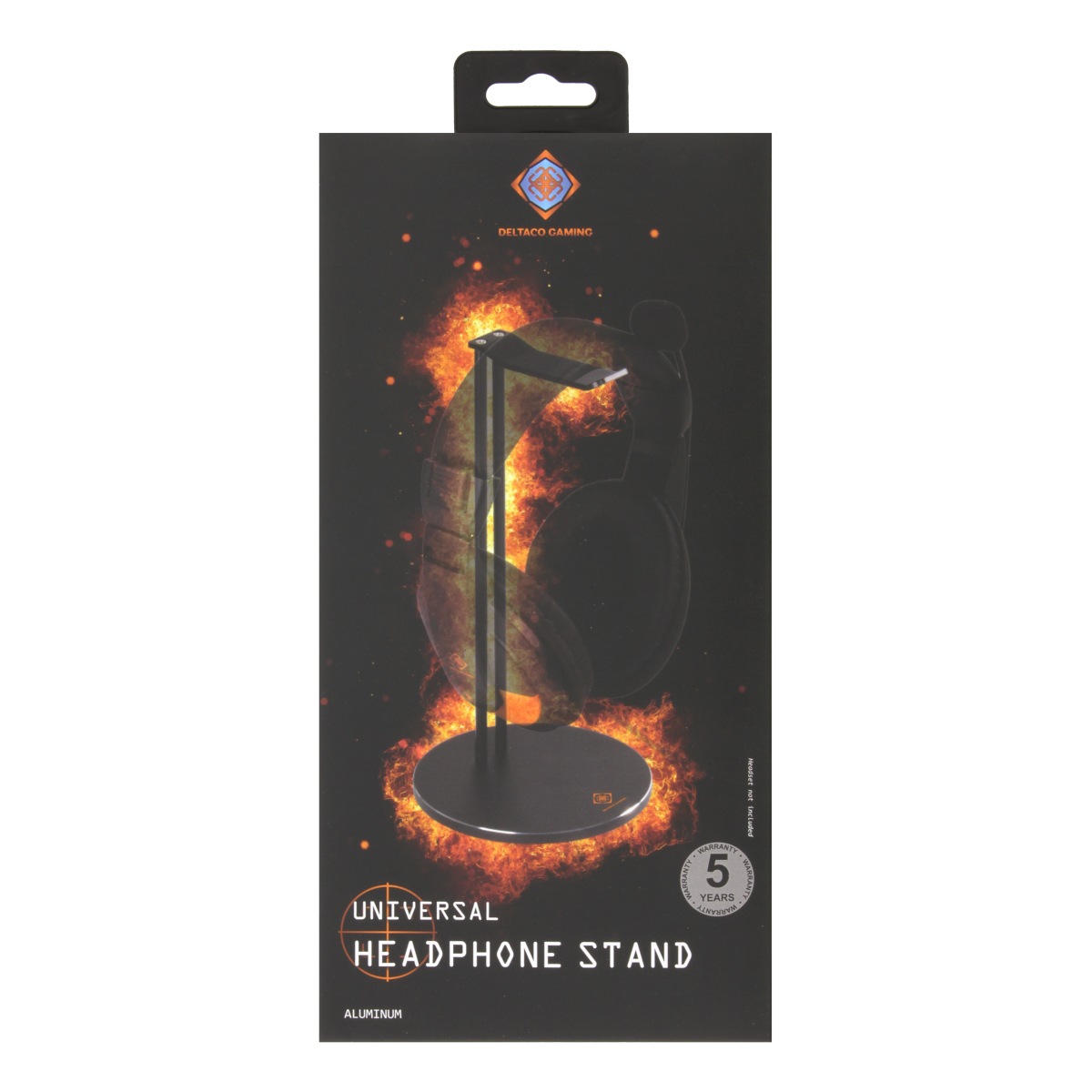 Deltaco Gaming Βάση Ακουστικών Μεταλλική 255x116x116mm Μαύρη GAM-070 - Image 4