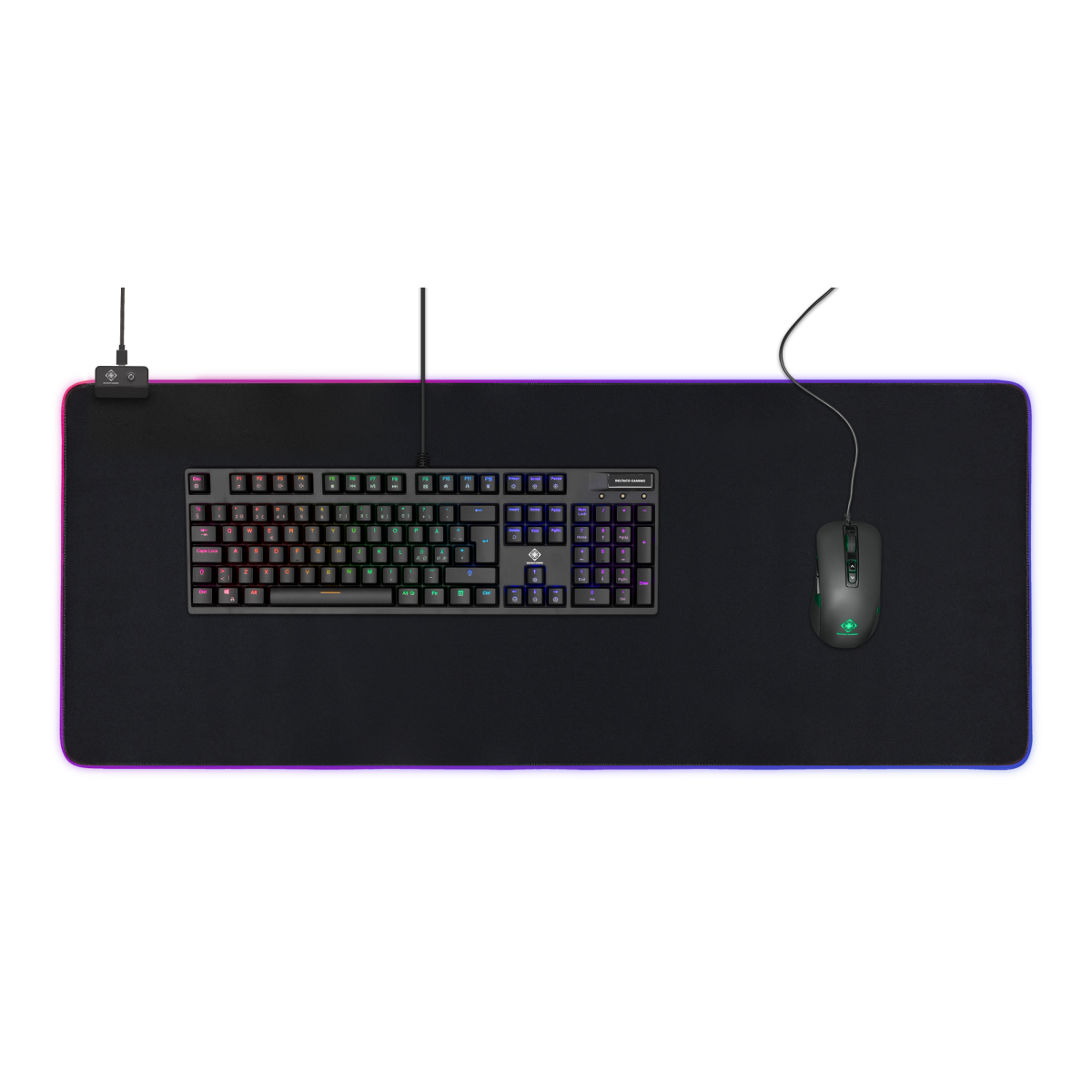 Deltaco Gaming Mousepad 900x360x4mm RGB Μαύρο GAM-079 - Image 3