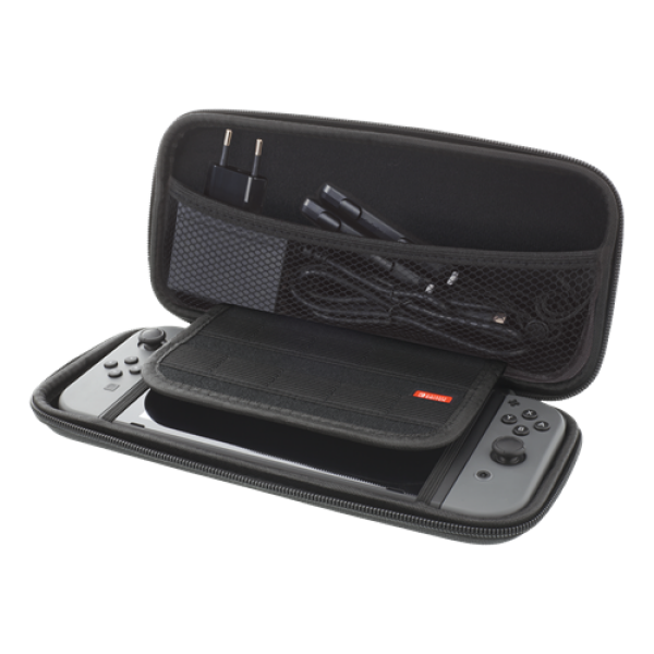 Deltaco Θήκη Μεταφοράς για Nintendo Switch/Switch 7" OLED Hard Case Μαύρη GAM-089