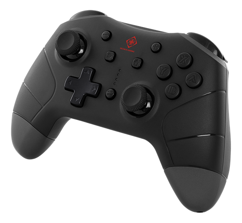 Deltaco Gaming Ασύρματο Χειριστήριο Επαναφορτιζόμενο Για Nintendo Switch / Pc / Android, Bluetooth 2.1 Μαύρο Gam-103