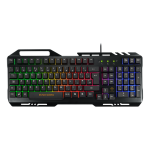 Deltaco Gaming Kit 3σε1 Ενσύρματο Πληκτρολόγιο Μεμβράνης UK Ποντίκι και Mousepad 320x270x2mm Μαύρα GAM-113-UK - Image 2