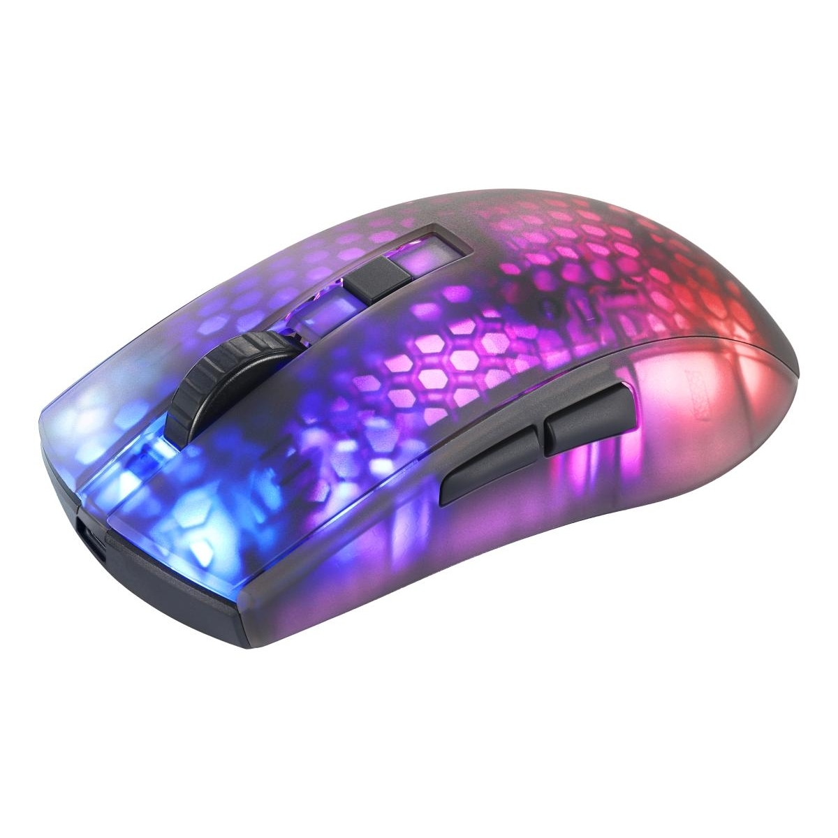 Deltaco Gaming Ασύρματο Ποντίκι DM320 6 Πλήκτρων 10.000 DPI RGB Ημιδιαφανές Μαύρο GAM-145 - Image 3