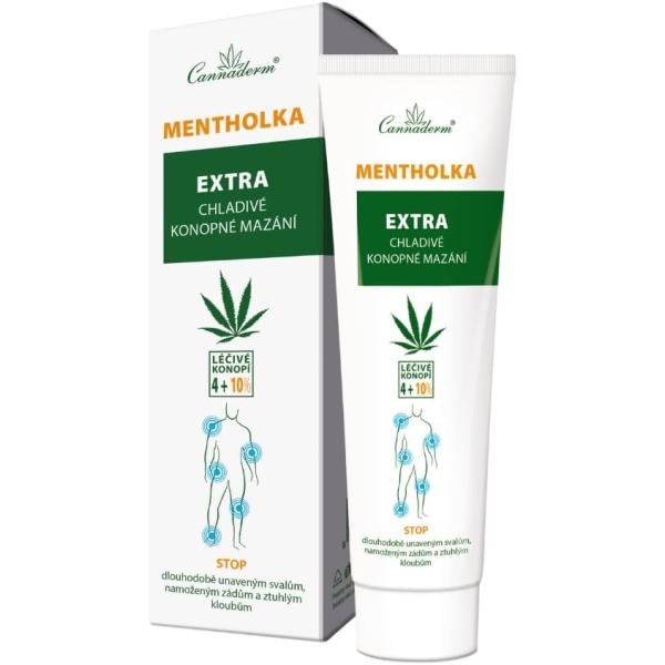 Gel Mentholka με Μενθόλη για Κρύο Μασάζ Έξτρα 150ml Hemp Content 4+10%