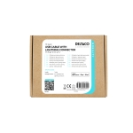 DELTACO USB A - Lightning cable, MFi, 1 m, White GNG-LIGHT1MW - Image 3