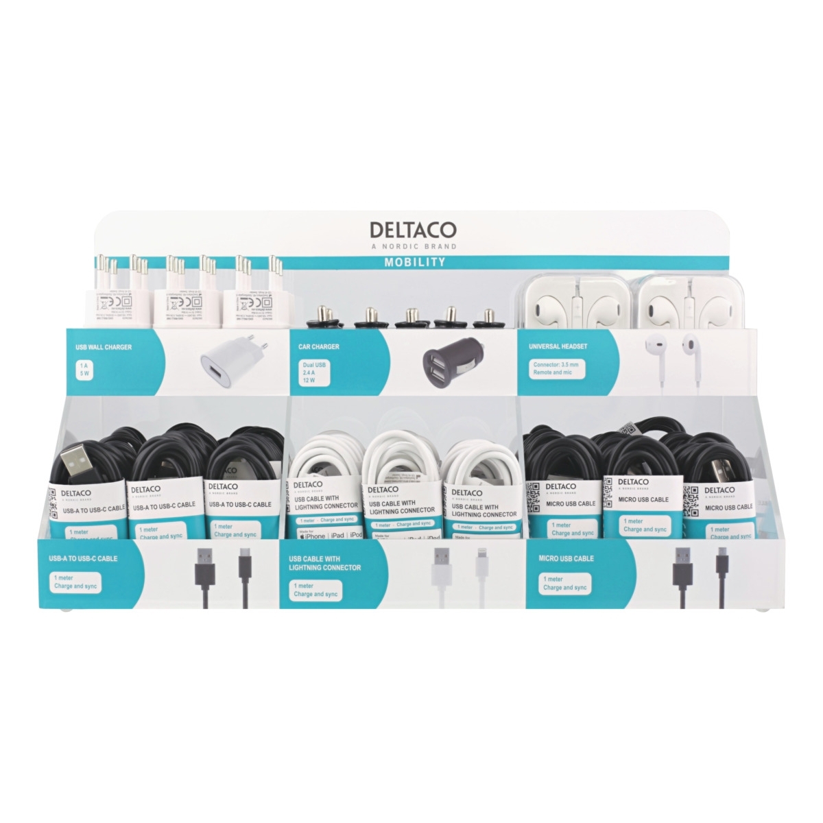 Deltaco Display Ταμείου που Περιλαμβάνει 85 Προϊόντα Starter Pack 385x130x210mm GNG-START - Image 2