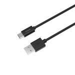 DELTACO USB A - USB C cable, 1 m, Black, GNG-USBC1MB - Image 4