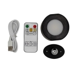 Επαναφορτιζόμενο Φωτιστικό Τοίχου Oasis LED Type C, Τηλεχειριστήριο 5W, 160lm, 2600-2800K, 2000Mah Μαύρο CLLAMP-B - Image 11