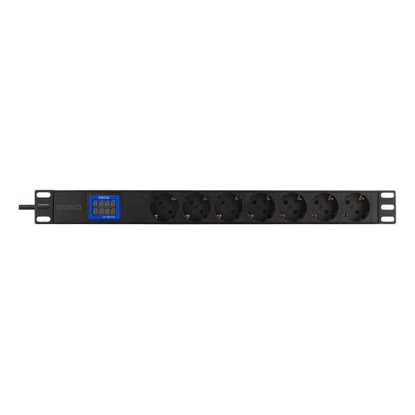 Deltaco Πολύπριζο Rack 19" PDU 7 Schuko