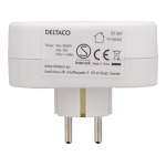 Deltaco Ταφ 2 Θέσεων με Παιδική Προστασία Λευκό GT-987 - Image 3
