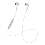STREETZ Ακουστικά Ψείρες Semi-in-ear BT με Μικρόφωνο και Πλήκτρα Ελέγχου Λευκά HL-BT300