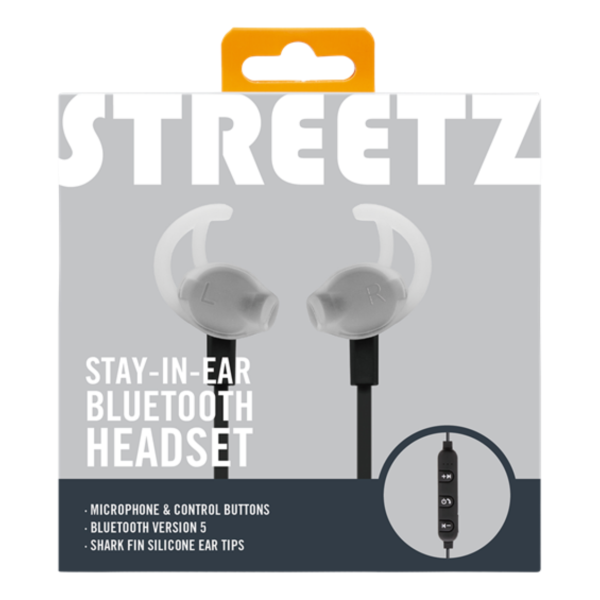 Streetz Ακουστικά Ψείρες Bluetooth με μικρόφωνο και control buttons Μαύρα HL-BT303 - Image 4