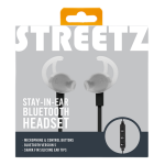 Streetz Ακουστικά Ψείρες Bluetooth με μικρόφωνο και control buttons Μαύρα HL-BT303 - Image 4