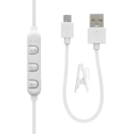 STREETZ Ακουστικά Ψείρες Stay-in-ear BT με Μικρόφωνο και Πλήκτρα Ελέγχου Λευκά HL-BT304 - Image 3