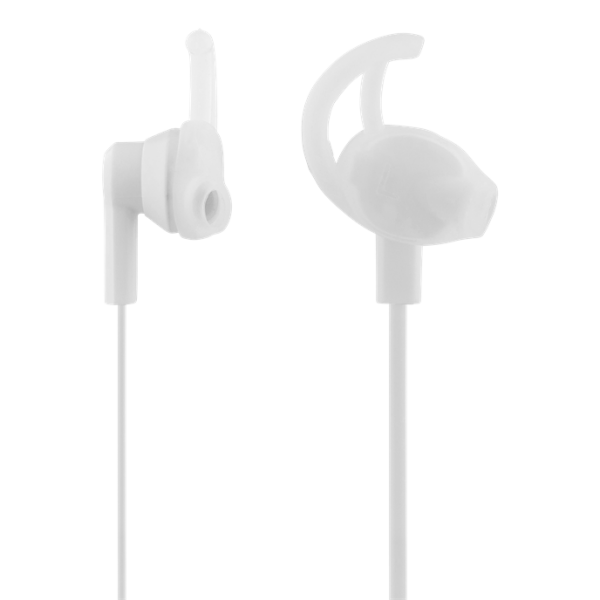 STREETZ Ακουστικά Ψείρες stay-in-ear 3.5mm με Μικρόφωνο Λευκά HL-W101