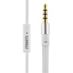 STREETZ Ακουστικά Ψείρες stay-in-ear 3.5mm με Μικρόφωνο Λευκά HL-W101 - Image 2