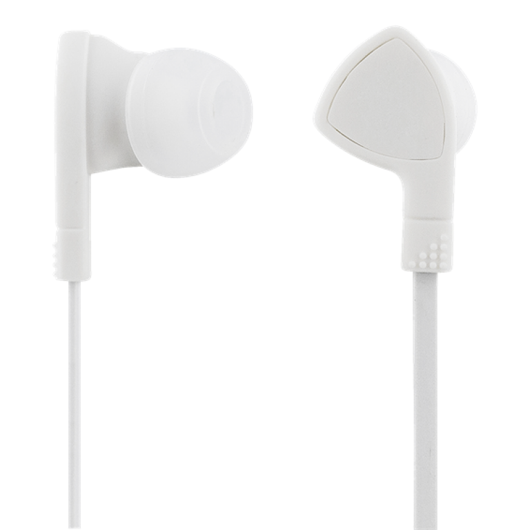 STREETZ Ακουστικά Ψείρες in-ear 3.5mm με Μικρόφωνο Λευκά HL-W103