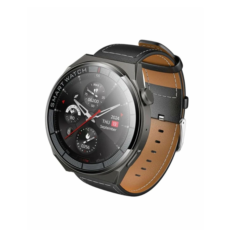 Hoco Y35 Smartwatch με Οθόνη IPS 1.46" IP67, Δυνατότητα Κλήσεων & Παλμογράφο (Μαύρο)