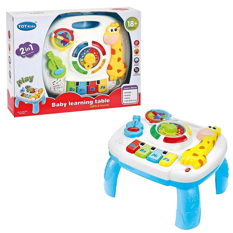 Μουσικό Γραφείο Δραστηριοτήτων ToyMarkt Μπαταρίας 34x26x8cm – Βρεφικό Παιχνίδι με Μουσική