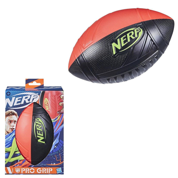Nerf Sports Μπάλα Pro Grip Football 22xØ14cm – Foam Μπάλα Ράγκμπι με Ειδική Λαβή για Παιδιά