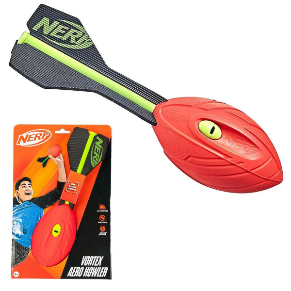 Nerf Sports Μπάλα Πύραυλος Vortex Aero Howler 32xØ9cm – Foam Μπάλα με Σφυρίχτρα για Παιδιά 6+