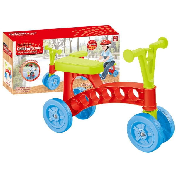 Παιδικό Ποδηλατάκι Ισορροπίας ToyMarkt Συναρμολογούμενο με Τριγωνικό Διάτρητο Σασί – 44x22x11cm