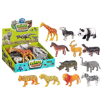 ToyMarkt Κουτί με 12 Άγρια Ζώα 22x9x20cm – Παιχνίδι Μινιατούρα για Παιδιά 3+ Ετών