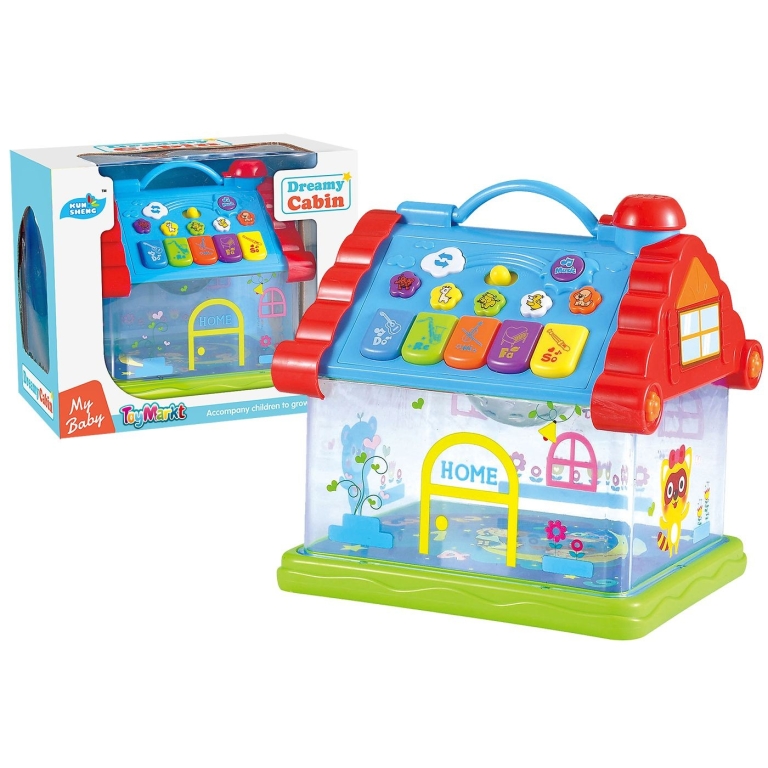 ToyMarkt Σπιτάκι Μπεμπέ Μπαταρίας 23x20x15cm – Βρεφικό Εκπαιδευτικό Παιχνίδι