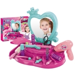 ToyMarkt Τουαλέτα Beauty Angel 40x33x7cm με Αξεσουάρ, Χτένες, Βούρτσες & Σεσουάρ – Παιδικό Σετ Ομορφιάς