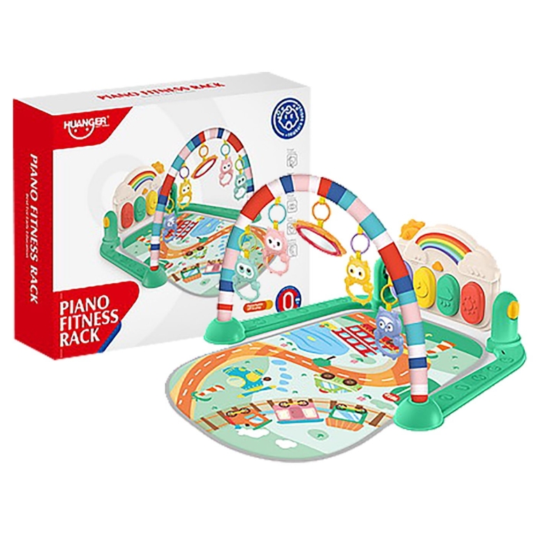 ToyMarkt Βρεφικό Μικρό Γυμναστήριο Μπαταρίας με Μουσική 38x30x8cm – Παιχνίδι Δραστηριοτήτων για Νεογέννητα