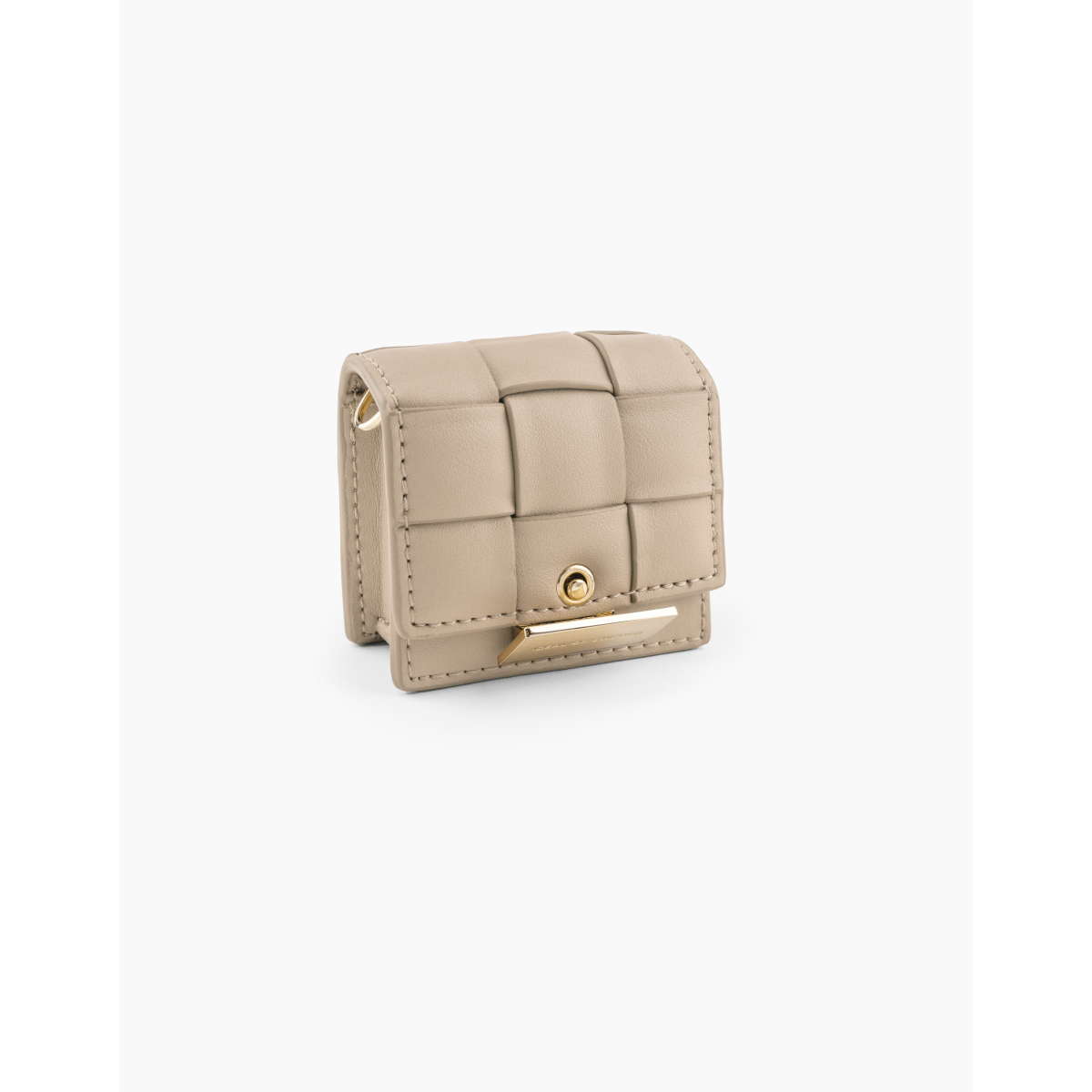 IDEAL OF SWEDEN Θήκη Τσαντάκι Braided Mini για Apple AirPods Light Camel IDBAPSS21-290 - Image 4