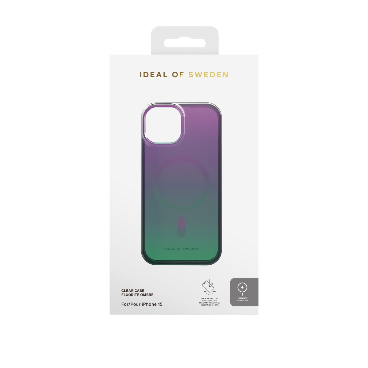 IDEAL OF SWEDEN Θήκη Clear MagSafe iPhone 15 Fluorite Ombre IDCLCMS-I2361-479 - Image 2
