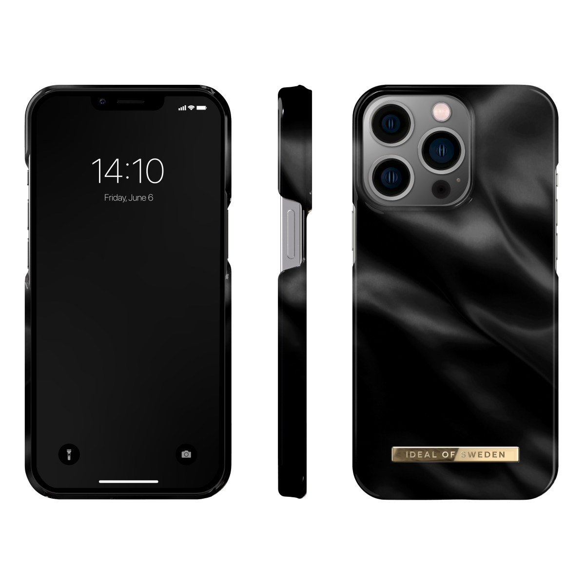 IDEAL OF SWEDEN Θήκη Fashion iPhone 13 Pro Black Satin IDFCSS21-I2161P-312 - Image 2