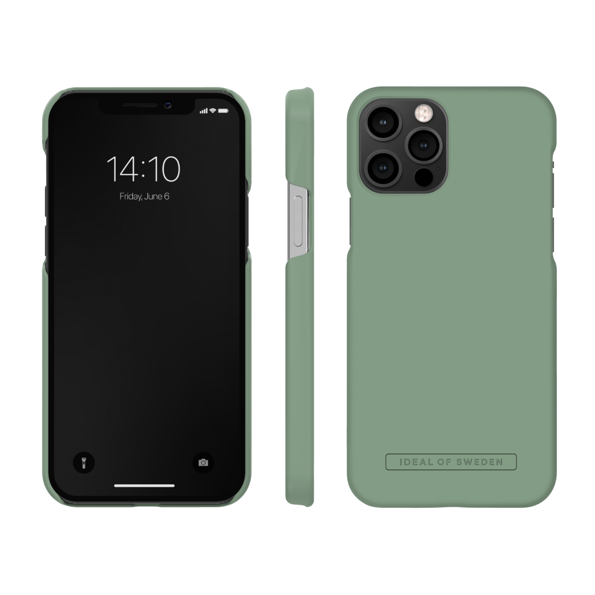 IDEAL OF SWEDEN Θήκη Fashion Seamless για iPhone 12/12 Pro Sage Green IDFCSS22-I2061-419 - Image 2