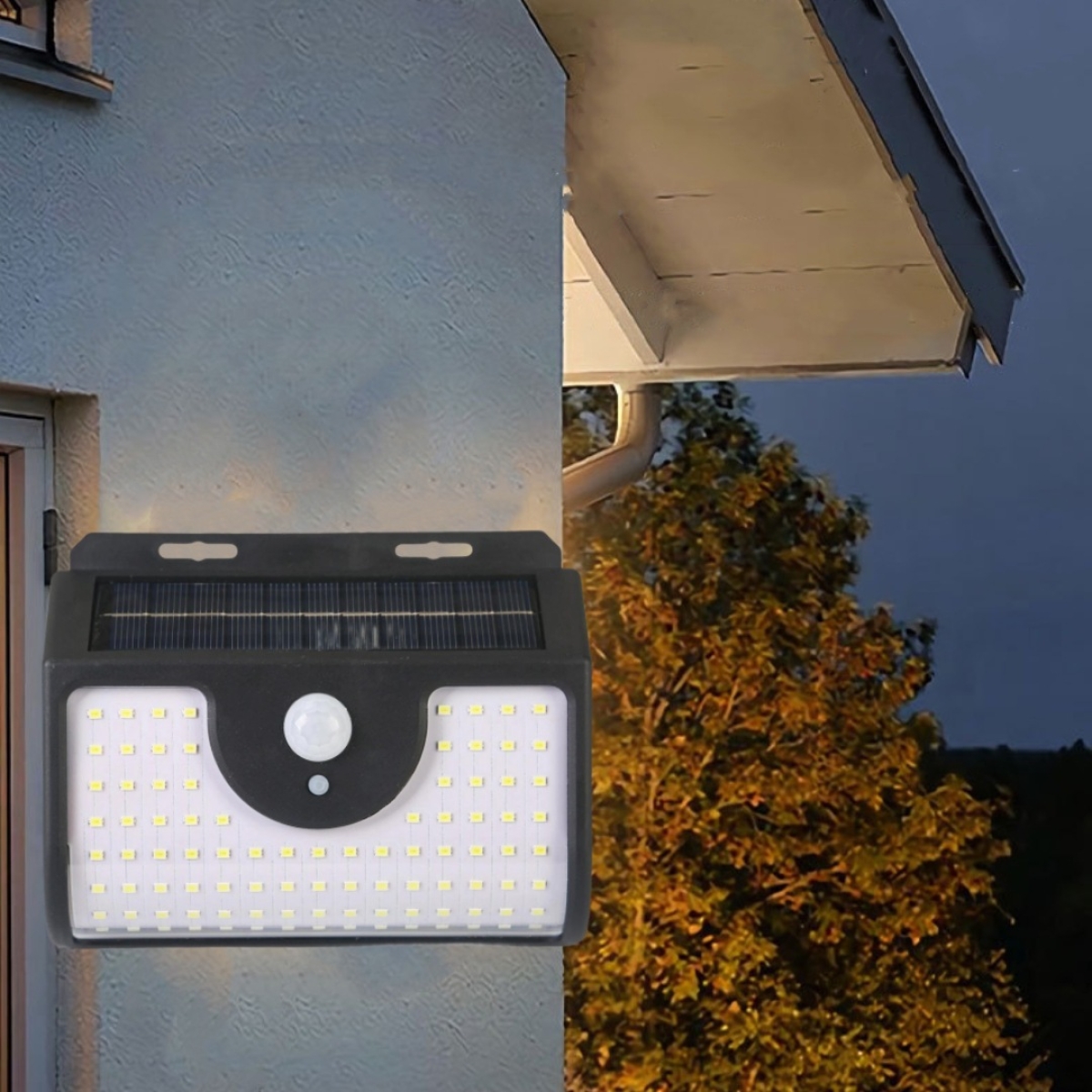 Ηλιακό Φωτιστικό Τοίχου LED 5W Aδιάβροχο IP65