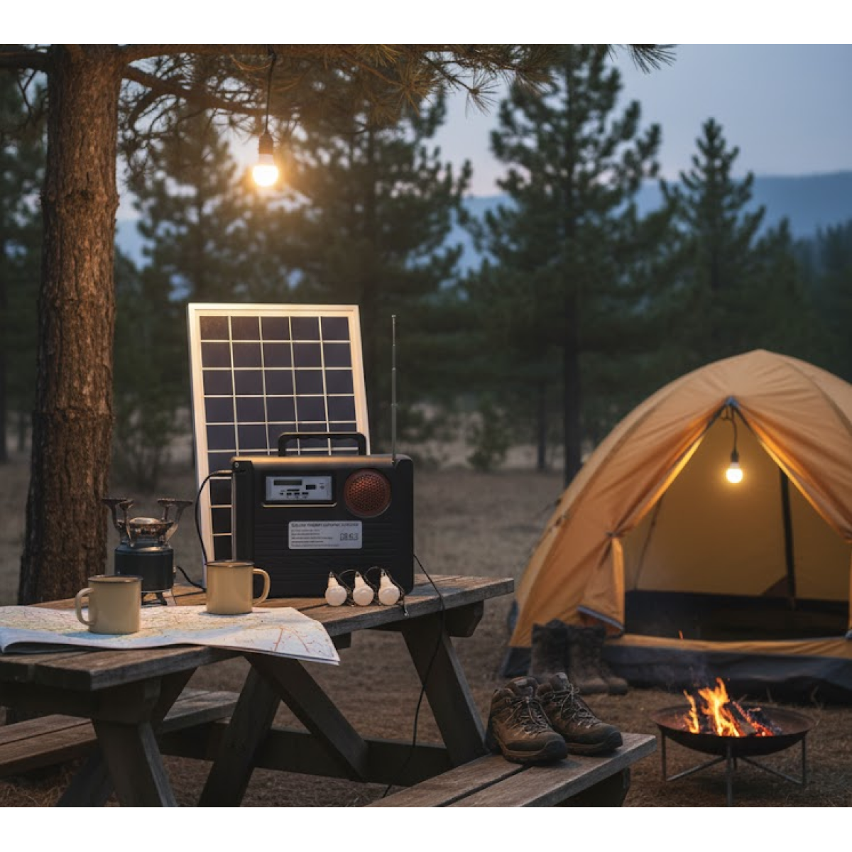 Ηλιακό Σύστημα με 3 Λάμπες - Solar Lighting System Jortan JT-QT-T06 - Image 2