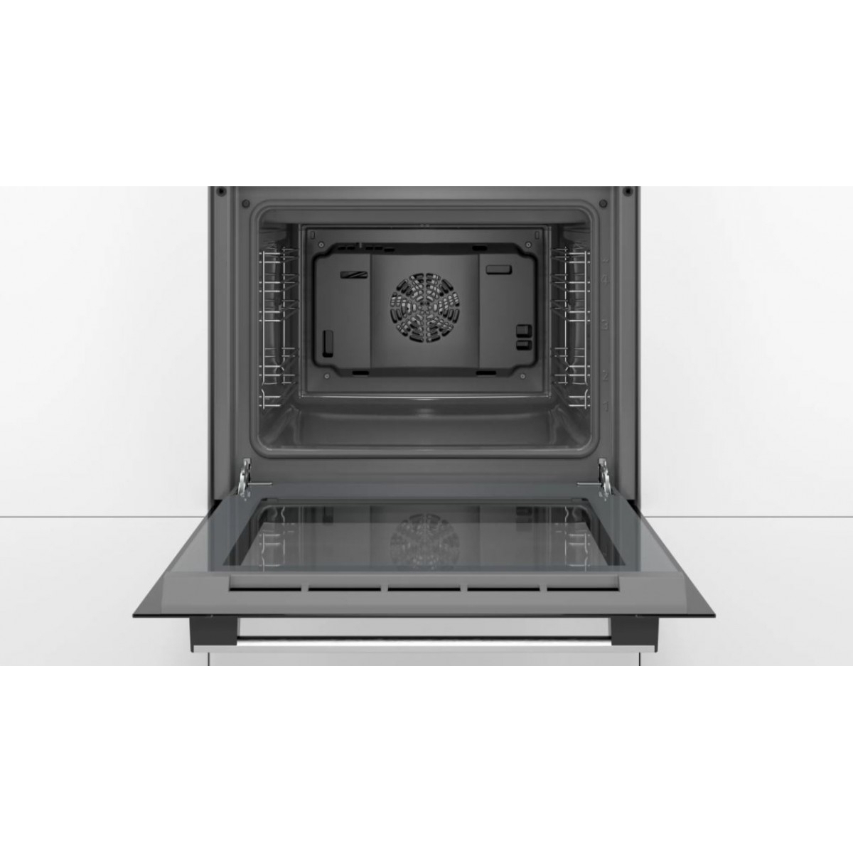 Bosch Φούρνος άνω Πάγκου 66lt χωρίς Εστίες Π59.4εκ. Μαύρος Inox HBF114BS1 - Image 3