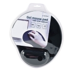 Gembird Mousepad με Gel στήριξης για τον καρπό σε μαύρο χρώμα MP-GEL-BK - Image 4