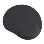Gembird Mousepad με Gel στήριξης για τον καρπό σε μαύρο χρώμα MP-GEL-BK