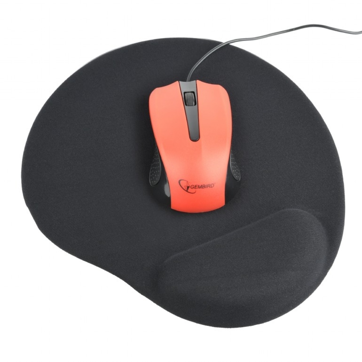 Gembird Mousepad με Gel στήριξης για τον καρπό σε μαύρο χρώμα MP-GEL-BK - Image 2