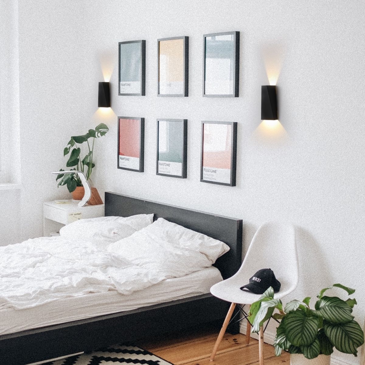 Inoleds Φωτιστικό Τοίχου LED Geometric 22x10,5x10,5cm 100-240V 6W Λευκό Φως 480lm 3000K Μαύρο INOGEOMBK - Image 3