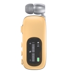 K75 In-ear Bluetooth Handsfree Ακουστικό Πέτου Μπεζ