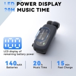 K75 In-ear Bluetooth Handsfree Ακουστικό Πέτου Μπεζ