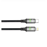 Καλώδιο Type-C to Lightning 1m Klgo S-215 Μαύρο