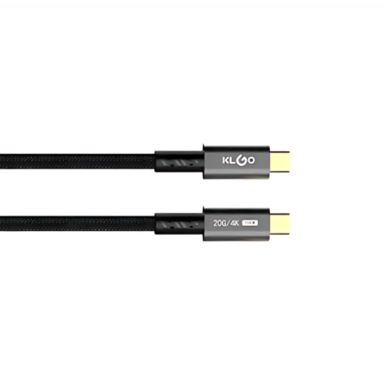 Καλώδιο Type-C to Type-C 1.8m Klgo S-2004 Μαύρο