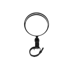 Καθρέπτης Τιμονιού Ποδηλάτου Κυρτός Περιστροφή 360° Μαύρος Sf053