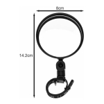 Καθρέπτης Τιμονιού Ποδηλάτου Κυρτός Περιστροφή 360° Μαύρος Sf053