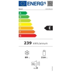 Bosch Ψυγειοκαταψύκτης 305lt NoFrost Υ186xΠ60xΒ66εκ. Inox KGN36NLEA - Image 2