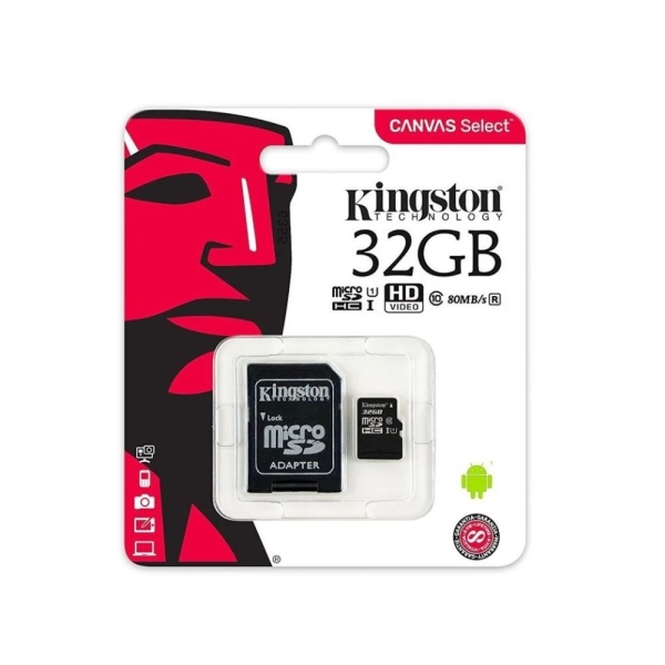 Kingston 32GB microSDHC Canvas Select
