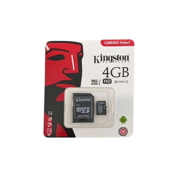 Kingston 4GB microSDHC Canvas Select