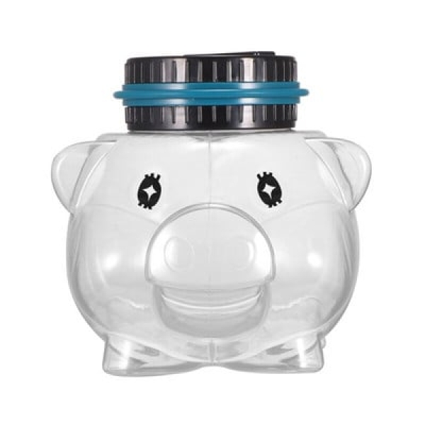 Κουμπαράς Γουρουνάκι με Αυτόματη Καταμέτρηση - Διάφανο